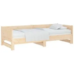 Pull-out Day Bed Solid Wood Pine 2x(90x190) Cm VidaXL -Children's chairs Sales Store 65825957 4