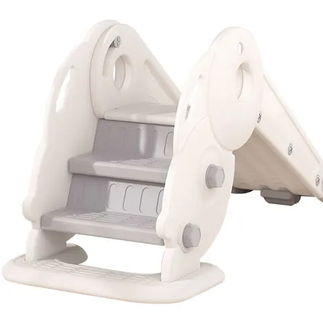 Livingandhome Grey Removable Toddler Crawl Slide 4 Livingandhome Grey Removable Toddler Crawl Slide - Image 2