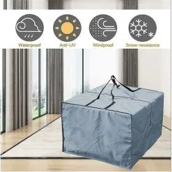 Woosien Outdoor Furniture Cushions Storage Bag Waterproof Protective Storage Carrying81x81x61cm 210d -Children's chairs Sales Store 67963023 4