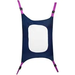 FUHUIDATRADING Large Hanging Chair Handmade In Brazil Brasil Papaya With Crossbar In FSC Beech Wood 110 Cm To 150 Kg With Colored Tiles -Children's chairs Sales Store 69416268 4