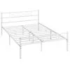 Yaheetech 4ft6 Double Metal Bed Frame With Cross-design Headboard & Footboard, White 2 Yaheetech 4ft6 Double Metal Bed Frame With Cross-design Headboard & Footboard, White -Children's chairs Sales Store 71207709 1