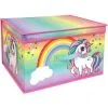 The Magic Toy Shop RAINBOW UNICORN STORAGE BOX 2 The Magic Toy Shop RAINBOW UNICORN STORAGE BOX -Children's chairs Sales Store 72860195 1