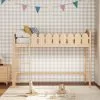 Livingandhome Pine Wood Loft Bed For Kids Room With Fence Rails -Children's chairs Sales Store 74461237 1