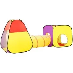 Children Play Tent Multicolour 255x80x100 Cm VidaXL -Children's chairs Sales Store 75054590 5
