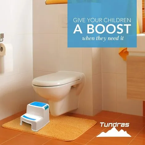 FVBJD Two Step Kids Step Stools , Blue - Child, Toddler Safety Steps For Bathroom, Kitchen And Toilet Potty Training - Non Slip Feet, Textured Friction Grip, 7 FVBJD Two Step Kids Step Stools , Blue - Child, Toddler Safety Steps For Bathroom, Kitchen And Toilet Potty Training - Non Slip Feet, Textured Friction Grip, - Image 5