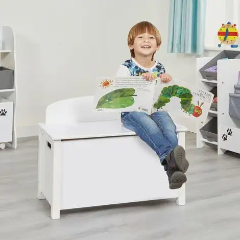 Liberty House Toys Kids Classic White Toy Box 3 Liberty House Toys Kids Classic White Toy Box