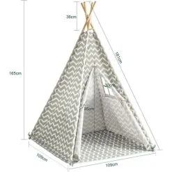 SoBuy Children's TeepeeTent Play House Indoor Outdoor Floor Mat, OSS03 -Children's chairs Sales Store 7900987 4