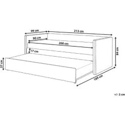 Beliani Trundle Bed Light Pink Glam Velvet Upholstery Slats EU Single Troyes 9 Beliani Trundle Bed Light Pink Glam Velvet Upholstery Slats EU Single Troyes -Children's chairs Sales Store 80379792 3 1