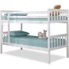 BLISSWOOD Double Bunk Bed White -Children's chairs Sales Store 82865380 1