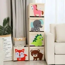 GTA Child Foldable Storage Box, Animal Toys Storage Box, Large Capacity Storage Box, Foldable Fabric Flash Toys Box (Green Dragon) 10 GTA Child Foldable Storage Box, Animal Toys Storage Box, Large Capacity Storage Box, Foldable Fabric Flash Toys Box (Green Dragon) -Children's chairs Sales Store 85876534 4