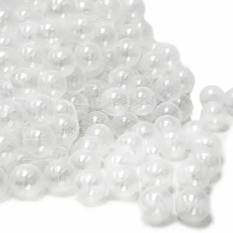 LittleTom 50 Plastic Balls 5.5cm To Fill Children's Ball Pits Transparent 5 LittleTom 50 Plastic Balls 5.5cm To Fill Children's Ball Pits Transparent - Image 3