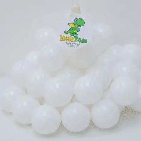 LittleTom 50 Plastic Balls 5.5cm In Diameter To Fill Children's Ball Pits White 5 LittleTom 50 Plastic Balls 5.5cm In Diameter To Fill Children's Ball Pits White - Image 3