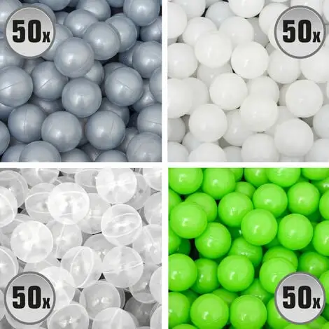 LittleTom 200 Ball Pool Balls - 5,5cm Baby Ball Pit Balls - Kids Play Balls For Ball Pit 5 LittleTom 200 Ball Pool Balls - 5,5cm Baby Ball Pit Balls - Kids Play Balls For Ball Pit - Image 3