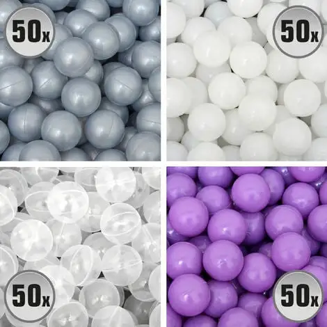 LittleTom 200 Ball Pool Balls - 5,5cm Baby Ball Pit Balls - Kids Play Balls For Ball Pit 5 LittleTom 200 Ball Pool Balls - 5,5cm Baby Ball Pit Balls - Kids Play Balls For Ball Pit - Image 3