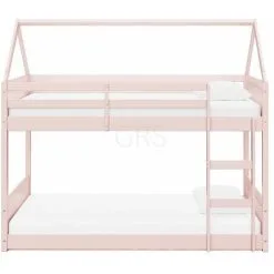 HOME DETAIL Miller Pink Wooden House Bunk Bed -Children's chairs Sales Store 88494393 3