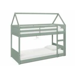 HOME DETAIL Miller Green Wooden House Bunk Bed -Children's chairs Sales Store 88494395 2