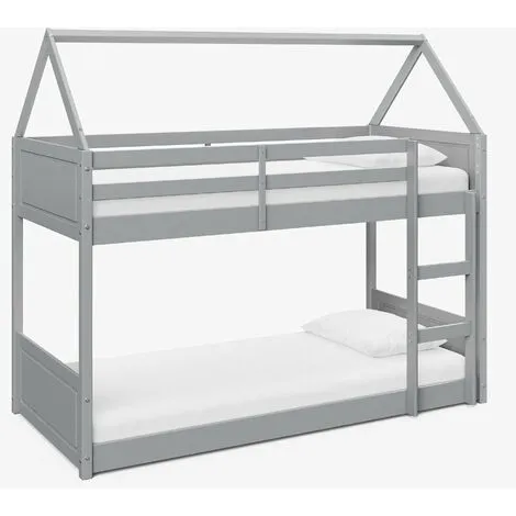 HOME DETAIL Miller Grey Wooden House Bunk Bed 5 HOME DETAIL Miller Grey Wooden House Bunk Bed - Image 3
