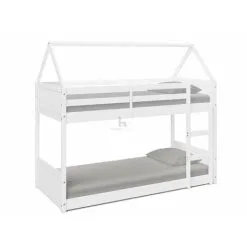 HOME DETAIL Miller White Wooden House Bunk Bed 8 HOME DETAIL Miller White Wooden House Bunk Bed -Children's chairs Sales Store 88494409 3