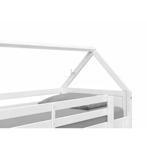 HOME DETAIL Miller White Wooden House Bunk Bed 6 HOME DETAIL Miller White Wooden House Bunk Bed - Image 4