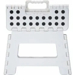 HEGUYEY Foldable Step Stool - 8.5 &39&39 Height For Children And Adults - Folding Stool For Kitchen, Garden, Bathroom