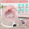 KEEPBUYING Bluetooth Electric Baby Swing Infant Cradle Bouncer Rocker Chair Music Remote,Pink 1 KEEPBUYING Bluetooth Electric Baby Swing Infant Cradle Bouncer Rocker Chair Music Remote,Pink -Children's chairs Sales Store 90772733 1