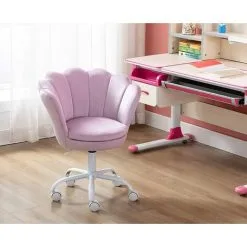 WAHSON OFFICE CHAIRS Velvet Kids Desk Chair Swivel Computer Chair For Children Girls Study Office, Height Adjustable, Purple 10 WAHSON OFFICE CHAIRS Velvet Kids Desk Chair Swivel Computer Chair For Children Girls Study Office, Height Adjustable, Purple -Children's chairs Sales Store 91014495 4