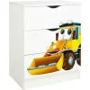 Leomark White Chest Of Drawers - ROMA – Mr Excavador -Children's chairs Sales Store 91501970 1