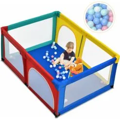 Casart Extra-Large Baby Playpen Portable Kids Infant Safety Yard Activity Center