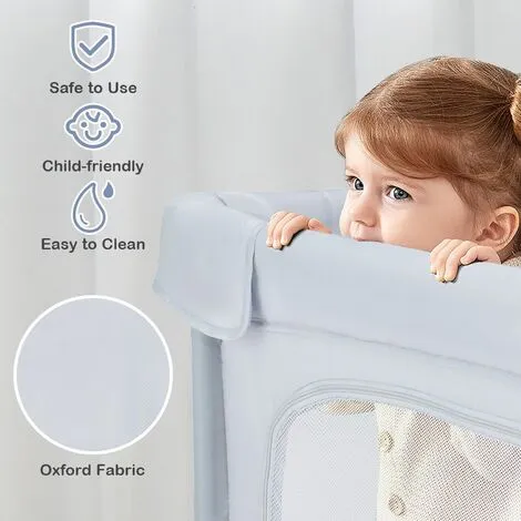 Casart Folding Baby Playpen Portable Kids Safety Yard Infant Playards W/ 50 Ocean Balls 7 Casart Folding Baby Playpen Portable Kids Safety Yard Infant Playards W/ 50 Ocean Balls - Image 5