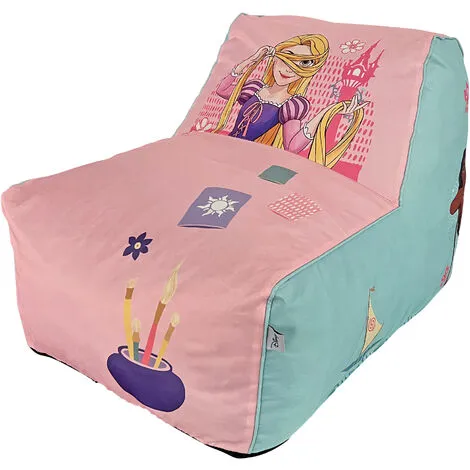 Disney Princess Shaped Bean Bag Chair For Kids, W80 X D59 X H51.5cm 4 Disney Princess Shaped Bean Bag Chair For Kids, W80 X D59 X H51.5cm - Image 2