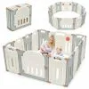 Casart 14 Panels Baby Safety Playpen Foldable Infant Toddler Play Fence Activity Center -Children's chairs Sales Store 94464152 1