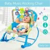KEEPBUYING Portable Baby Bouncer Rocker Chair Portable Vibration Cradle Musical Infant Swing Seat - Blue 1 KEEPBUYING Portable Baby Bouncer Rocker Chair Portable Vibration Cradle Musical Infant Swing Seat - Blue -Children's chairs Sales Store 94659777 1