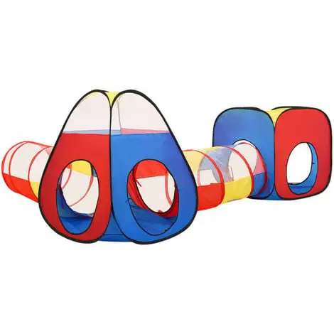 Children Play Tent With 250 Balls Multicolour 190x264x90 Cm VidaXL 7 Children Play Tent With 250 Balls Multicolour 190x264x90 Cm VidaXL - Image 5