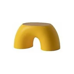 HEGUYEY Rainbow Shaped Children's Stool Small Simple Round Home Stool