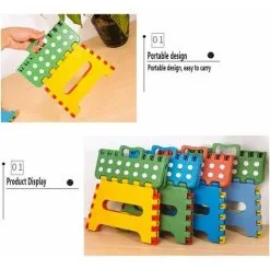 Soleil Foldable And Portable Step Stool, Small Folding Step Stool, Non-Slip Step Stool, Folding Stool For Kids And Adults, Holds Up To 220 Lbs, For Kitchen, Bathroom, Garden 11 Soleil Foldable And Portable Step Stool, Small Folding Step Stool, Non-Slip Step Stool, Folding Stool For Kids And Adults, Holds Up To 220 Lbs, For Kitchen, Bathroom, Garden -Children's chairs Sales Store 96241502 5