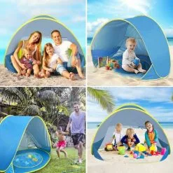 GTA Baby Beach Beach Tent Shade Splash Tente (Bleu Clair) -Children's chairs Sales Store 97700136 4