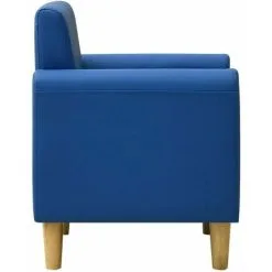 ERHOPE Blue Leatherette Children's Sofa -Children's chairs Sales Store 99559190 3