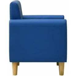 ERHOPE Blue Leatherette Children's Sofa -Children's chairs Sales Store 99563676 3