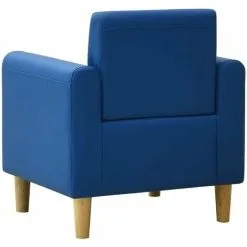 ERHOPE Blue Leatherette Children's Sofa -Children's chairs Sales Store 99563676 4